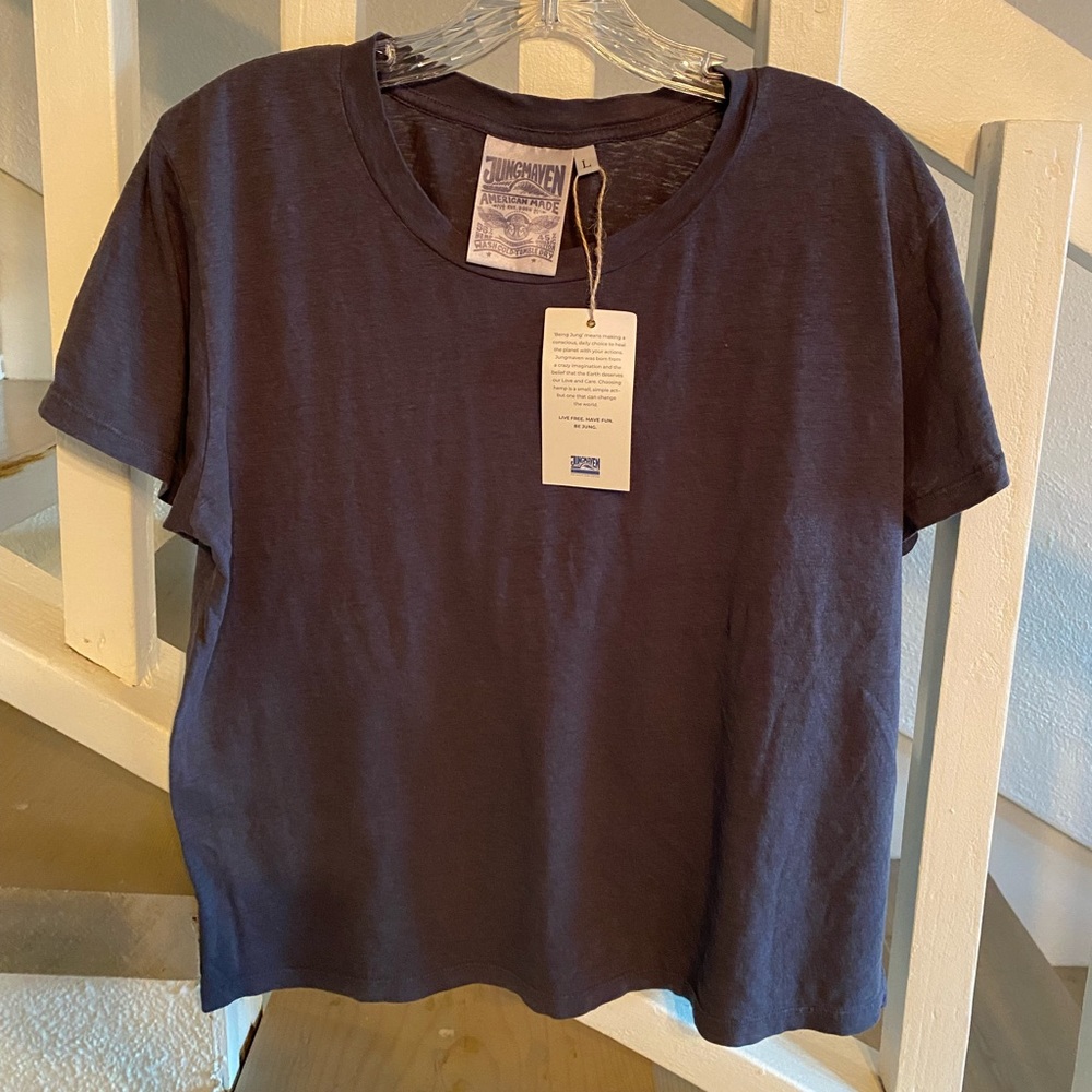 Jungmaven NEW Cropped Silverlake Tee - Women’s size L